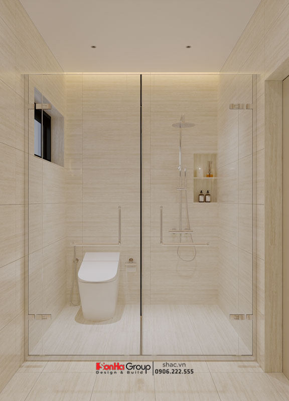 Biệt thự 3 tầng mái Nhật hiện đại - Tuyệt tác nghệ thuật vạn người mê từ Sơn Hà Group 19