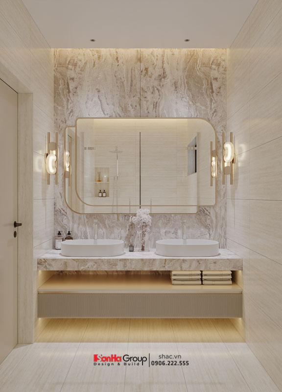 Biệt thự 3 tầng mái Nhật hiện đại - Tuyệt tác nghệ thuật vạn người mê từ Sơn Hà Group 20