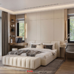 Biệt thự 3 tầng mái Nhật hiện đại - Tuyệt tác nghệ thuật vạn người mê từ Sơn Hà Group 120