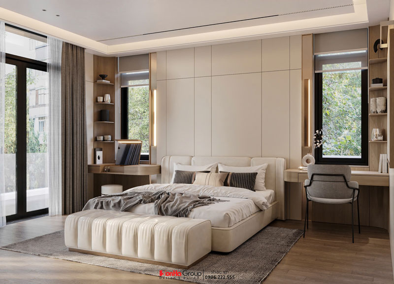 Biệt thự 3 tầng mái Nhật hiện đại - Tuyệt tác nghệ thuật vạn người mê từ Sơn Hà Group 58