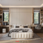 Biệt thự 3 tầng mái Nhật hiện đại - Tuyệt tác nghệ thuật vạn người mê từ Sơn Hà Group 121