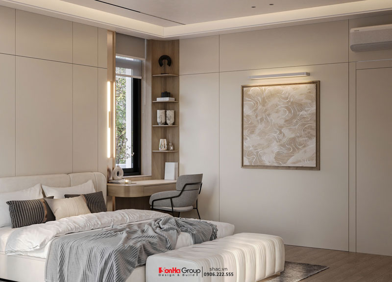 Biệt thự 3 tầng mái Nhật hiện đại - Tuyệt tác nghệ thuật vạn người mê từ Sơn Hà Group 60