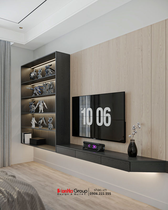 Biệt thự 3 tầng mái Nhật hiện đại - Tuyệt tác nghệ thuật vạn người mê từ Sơn Hà Group 51