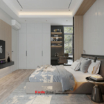 Biệt thự 3 tầng mái Nhật hiện đại - Tuyệt tác nghệ thuật vạn người mê từ Sơn Hà Group 116