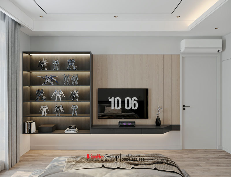 Biệt thự 3 tầng mái Nhật hiện đại - Tuyệt tác nghệ thuật vạn người mê từ Sơn Hà Group 55