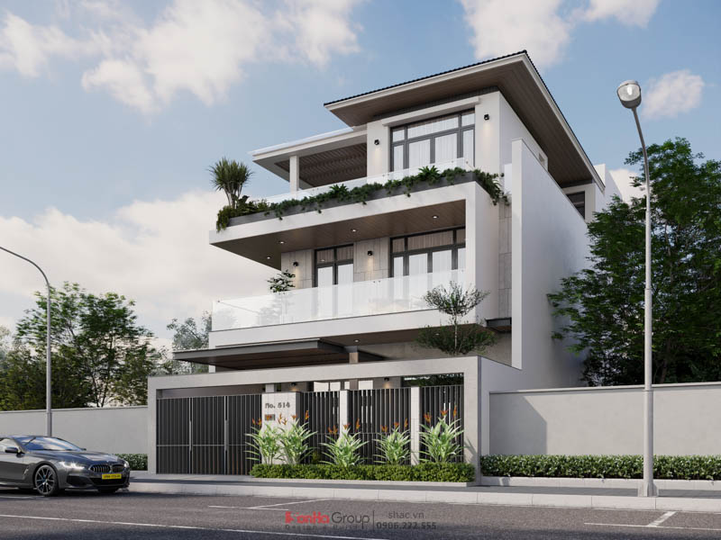 Biệt thự 3 tầng mái Nhật hiện đại - Tuyệt tác nghệ thuật vạn người mê từ Sơn Hà Group 3