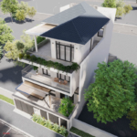 Biệt thự 3 tầng mái Nhật hiện đại - Tuyệt tác nghệ thuật vạn người mê từ Sơn Hà Group 67