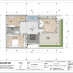 Biệt thự 3 tầng hiện đại mái Nhật - Mặt bằng tầng 3