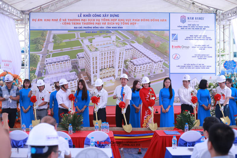 Sơn Hà Group - Kiến tạo dấu ấn kiến trúc tại Dự án Khu nhà ở và thương mại dịch vụ tổng hợp phía Đông Đồng Văn, Hà Nam 33 Lễ khởi công Dự án Khu nhà ở và thương mại dịch vụ tổng hợp khu vực phía đông Đồng Văn Hà Nam