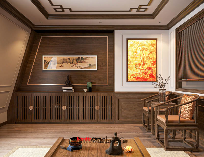 Giải pháp thiết kế và thi công nội thất biệt thự 4 tầng 1 tum hiện đại 13