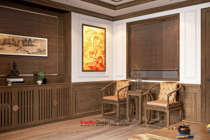 Giải pháp thiết kế và thi công nội thất biệt thự 4 tầng 1 tum hiện đại 14