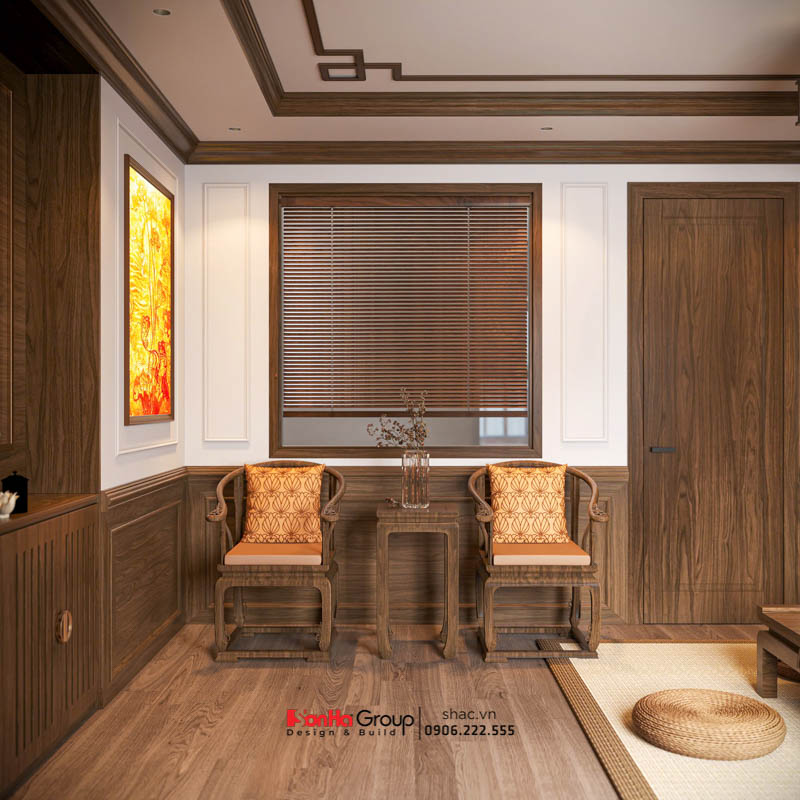 Giải pháp thiết kế và thi công nội thất biệt thự 4 tầng 1 tum hiện đại 16