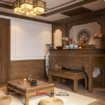 Giải pháp thiết kế và thi công nội thất biệt thự 4 tầng 1 tum hiện đại 75