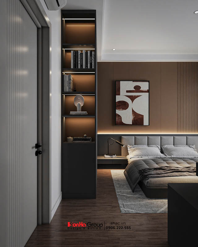 Giải pháp thiết kế và thi công nội thất biệt thự 4 tầng 1 tum hiện đại 19