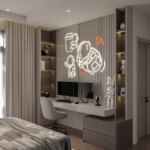 Giải pháp thiết kế và thi công nội thất biệt thự 4 tầng 1 tum hiện đại 82