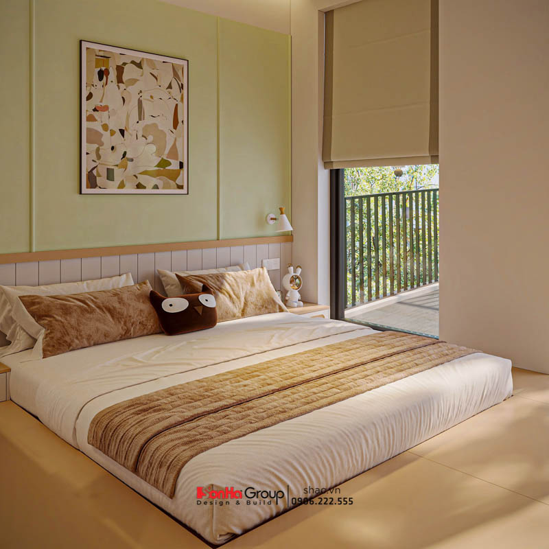 Giải pháp thiết kế và thi công nội thất biệt thự 4 tầng 1 tum hiện đại 36