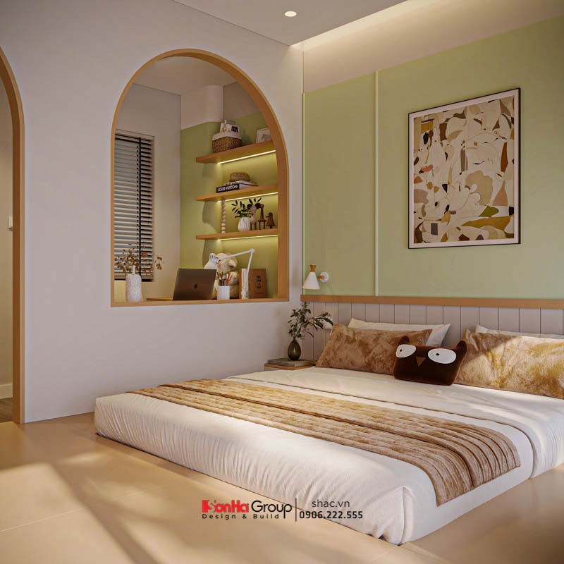 Giải pháp thiết kế và thi công nội thất biệt thự 4 tầng 1 tum hiện đại 37