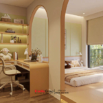 Giải pháp thiết kế và thi công nội thất biệt thự 4 tầng 1 tum hiện đại 96