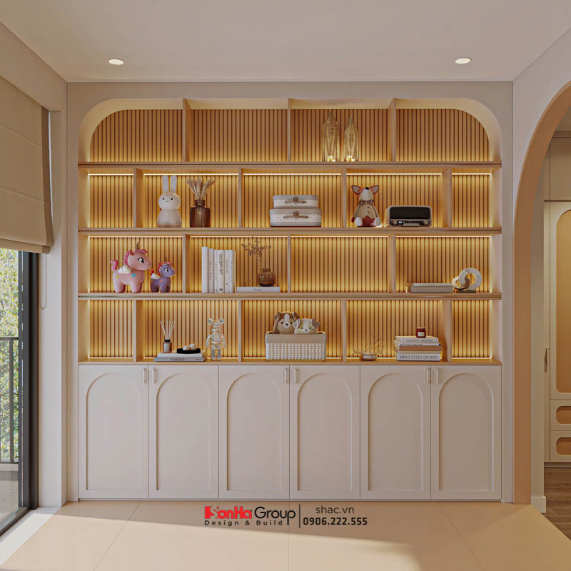 Giải pháp thiết kế và thi công nội thất biệt thự 4 tầng 1 tum hiện đại 40