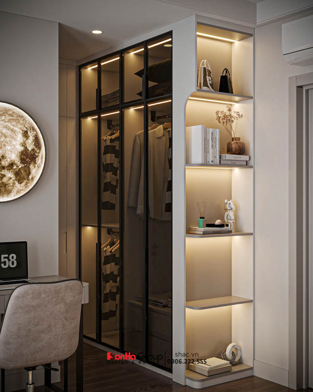 Giải pháp thiết kế và thi công nội thất biệt thự 4 tầng 1 tum hiện đại 47