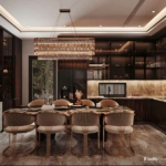 Giải pháp thiết kế và thi công nội thất biệt thự 4 tầng 1 tum hiện đại 70