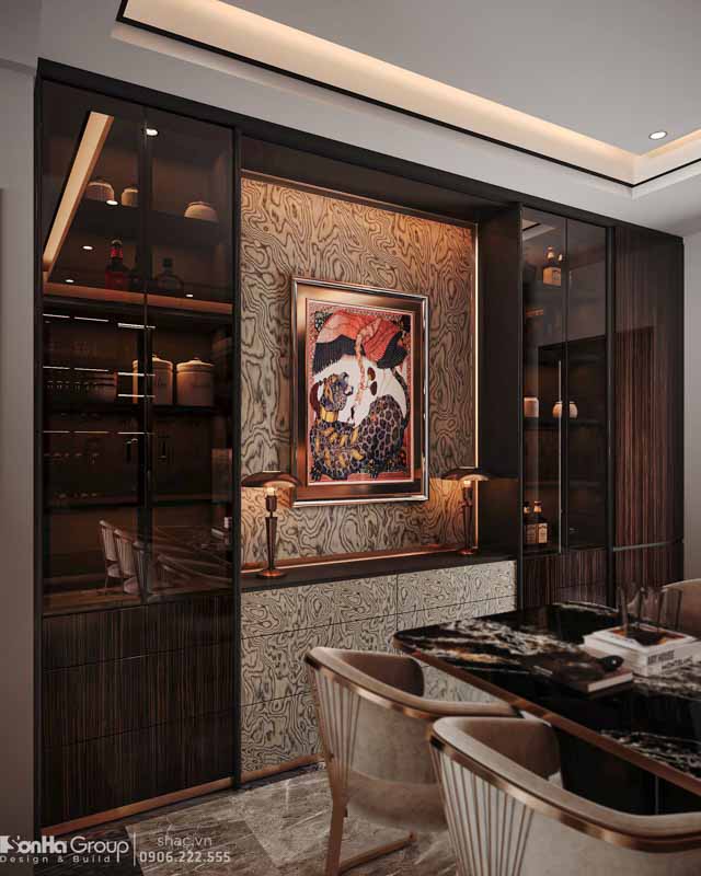 Giải pháp thiết kế và thi công nội thất biệt thự 4 tầng 1 tum hiện đại 9