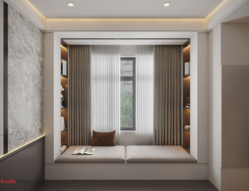 Giải pháp thiết kế và thi công nội thất biệt thự 4 tầng 1 tum hiện đại 52