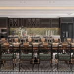 Bàn ăn kích thước lớn nguy nga đậm chất Đông Dương