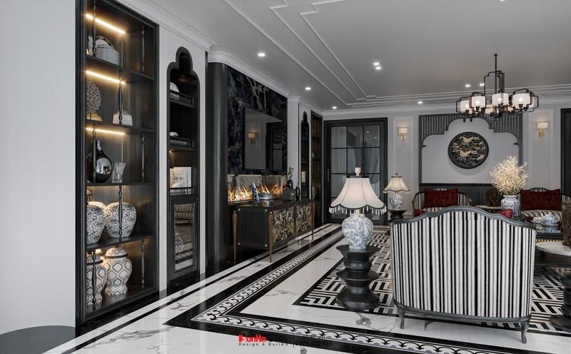 Thiết kế nhà ống Indochine 6 tầng - Kiến tạo không gian sống sang trọng và tinh tế giữa lòng Hà Nội 9