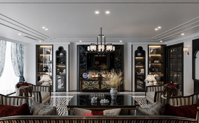 Phong cách kiến trúc Đông Dương trong thời đại mới: Giữ gìn di sản, tạo nên dấu ấn riêng 11 Phòng khách phong cách Indochine