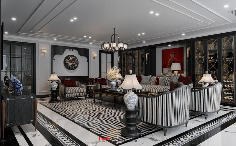 Thiết kế nhà ống Indochine 6 tầng - Kiến tạo không gian sống sang trọng và tinh tế giữa lòng Hà Nội 12