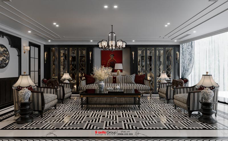 Thiết kế nhà ống Indochine 6 tầng - Kiến tạo không gian sống sang trọng và tinh tế giữa lòng Hà Nội 13