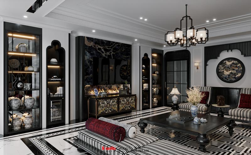 Thiết kế nhà ống Indochine 6 tầng - Kiến tạo không gian sống sang trọng và tinh tế giữa lòng Hà Nội 16