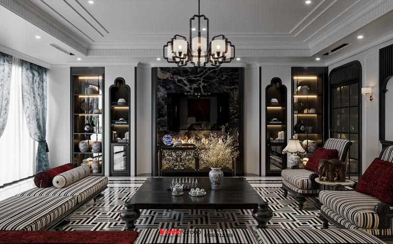 Thiết kế nhà ống Indochine 6 tầng - Kiến tạo không gian sống sang trọng và tinh tế giữa lòng Hà Nội 17