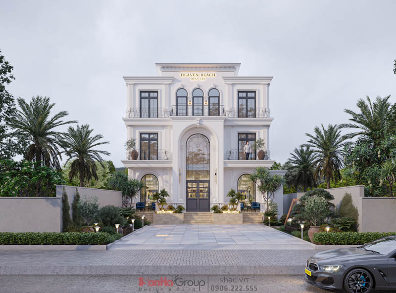 Thiết kế khách sạn mini 12x20 tại Quan Lạn Quảng Ninh - Giải pháp bố trí công năng thông minh từ Sơn Hà Group 2