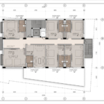 Mẫu khách sạn mini 12x20 tại Quan Lạn Quảng Ninh mặt bằng tầng 3