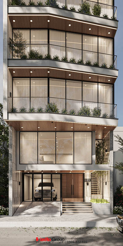 Thiết kế nhà ống Indochine 6 tầng - Kiến tạo không gian sống sang trọng và tinh tế giữa lòng Hà Nội 4