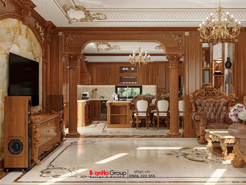 Thiết kế nội thất biệt thự tân cổ điển - Vẻ đẹp trường tồn vượt thời gian 17