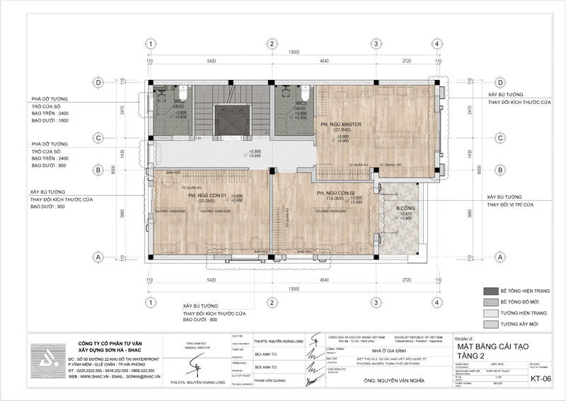 Mặt bằng tầng 2