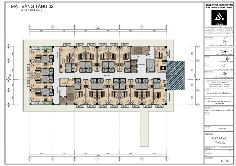 Mặt bằng tầng 2