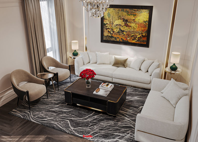 Thiết kế nội thất biệt thự tân cổ điển - Lắng nghe chính ngôi nhà kể chuyện 1