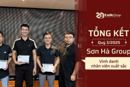 Tổng kết Quý 3/2025 Sơn Hà Group vinh danh nhân viên xuất sắc và hành trình nỗ lực, bứt phá Quý 4