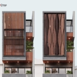 Khi mặt tiền biết thở - Giải pháp đưa thiên nhiên vào nhà bằng lam nhựa giả gỗ là bí quyết giúp nhà ống 5 tầng luôn thoáng đãng 25