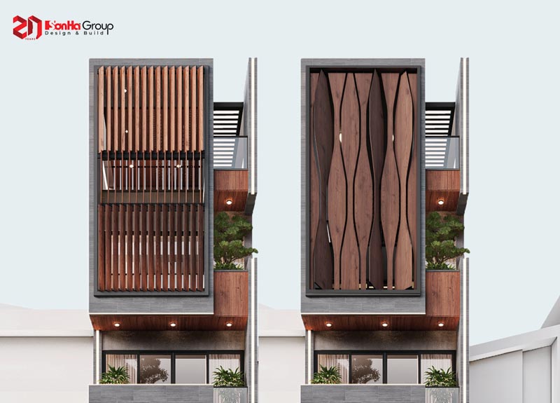 Khi mặt tiền biết thở - Giải pháp đưa thiên nhiên vào nhà bằng lam nhựa giả gỗ là bí quyết giúp nhà ống 5 tầng luôn thoáng đãng 12