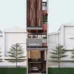 Khi mặt tiền biết thở - Giải pháp đưa thiên nhiên vào nhà bằng lam nhựa giả gỗ là bí quyết giúp nhà ống 5 tầng luôn thoáng đãng 26