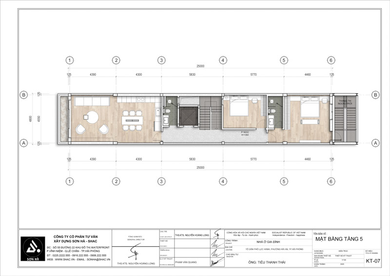 Khi mặt tiền biết thở - Giải pháp đưa thiên nhiên vào nhà bằng lam nhựa giả gỗ là bí quyết giúp nhà ống 5 tầng luôn thoáng đãng 10