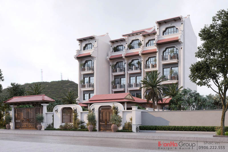 Thiết kế biệt thự hình chữ U phong cách Indochine - Khi kiến trúc ôm trọn cội nguồn gia tộc 4 Thiết kế biệt thự hình chữ U phong cách Indochine - Hành trình chạm vào cội nguồn gia tộc