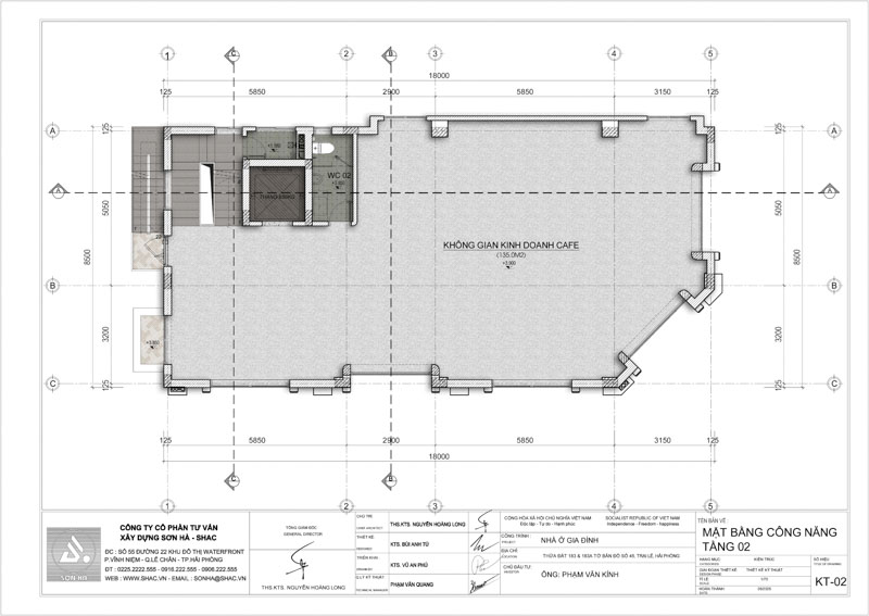 Thiết kế biệt thự tân cổ điển kết hợp kinh doanh - Giải pháp kiến trúc tinh gọn, sang trọng và hiệu quả đầu tư 26 Thiết kế biệt thự tân cổ điển kết hợp kinh doanh 6 tầng 1 tum - mặt bằng tầng 2