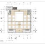 Thiết kế nhà hàng tiệc cưới Sao Đỏ Palace - Mặt bằng tầng 2
