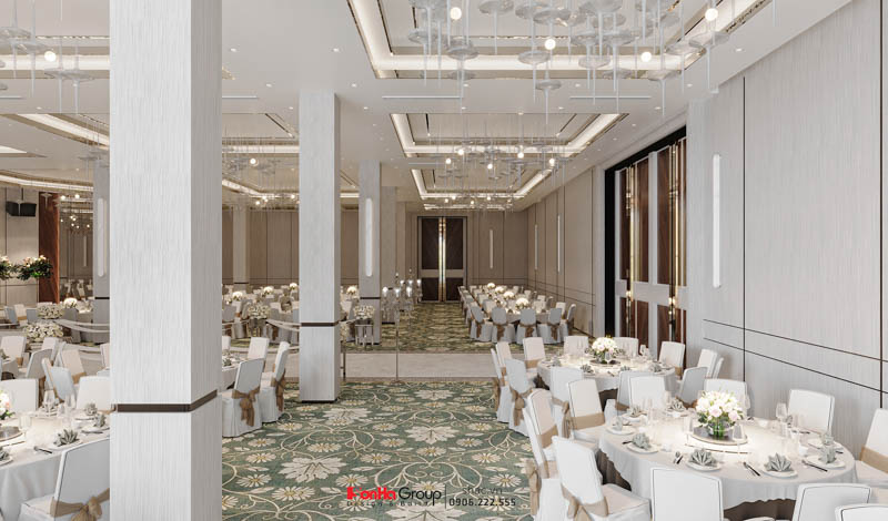 Thiết kế nhà hàng tiệc cưới Sao Đỏ Palace - Hộp quà phát sáng giữa lòng Chí Linh 27